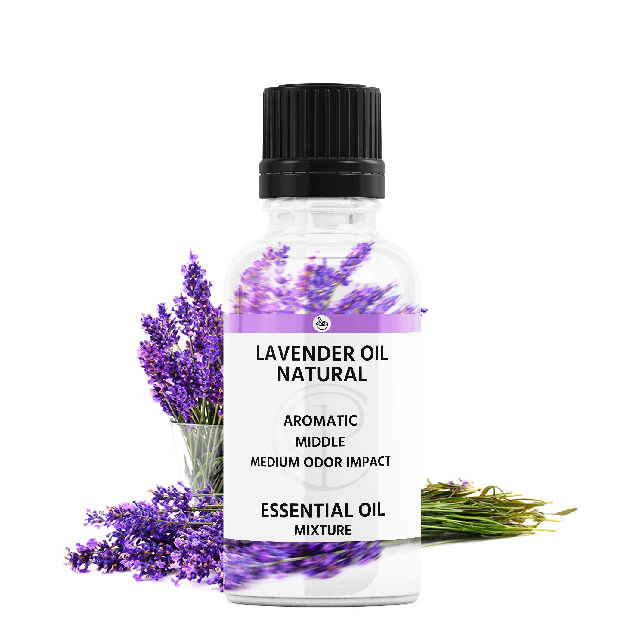 Bulgarian Lavender Essential Oil, Size: 15ml Euro Glass Bottle